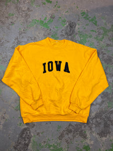Embroidered Iowa crewneck