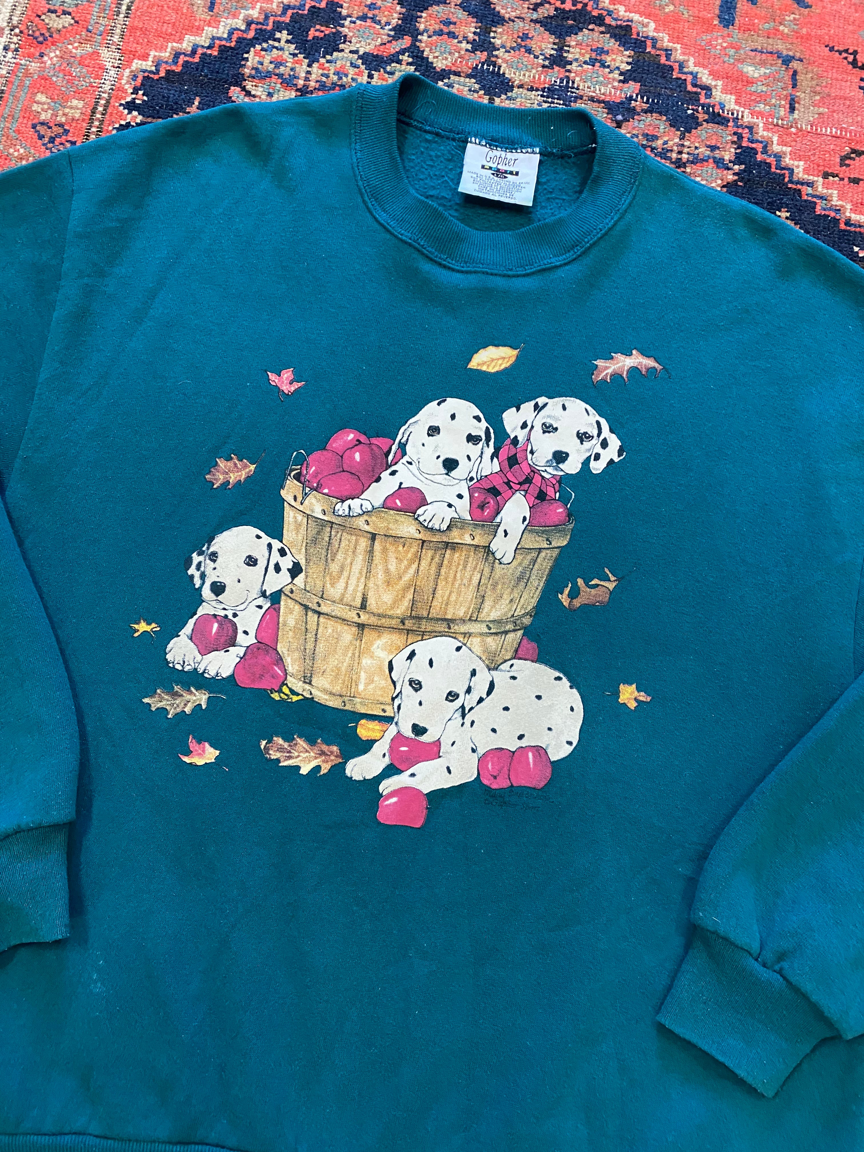 Vintage Dalmatian Crewneck - M