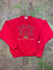 Embroidered Indy 500 crewneck