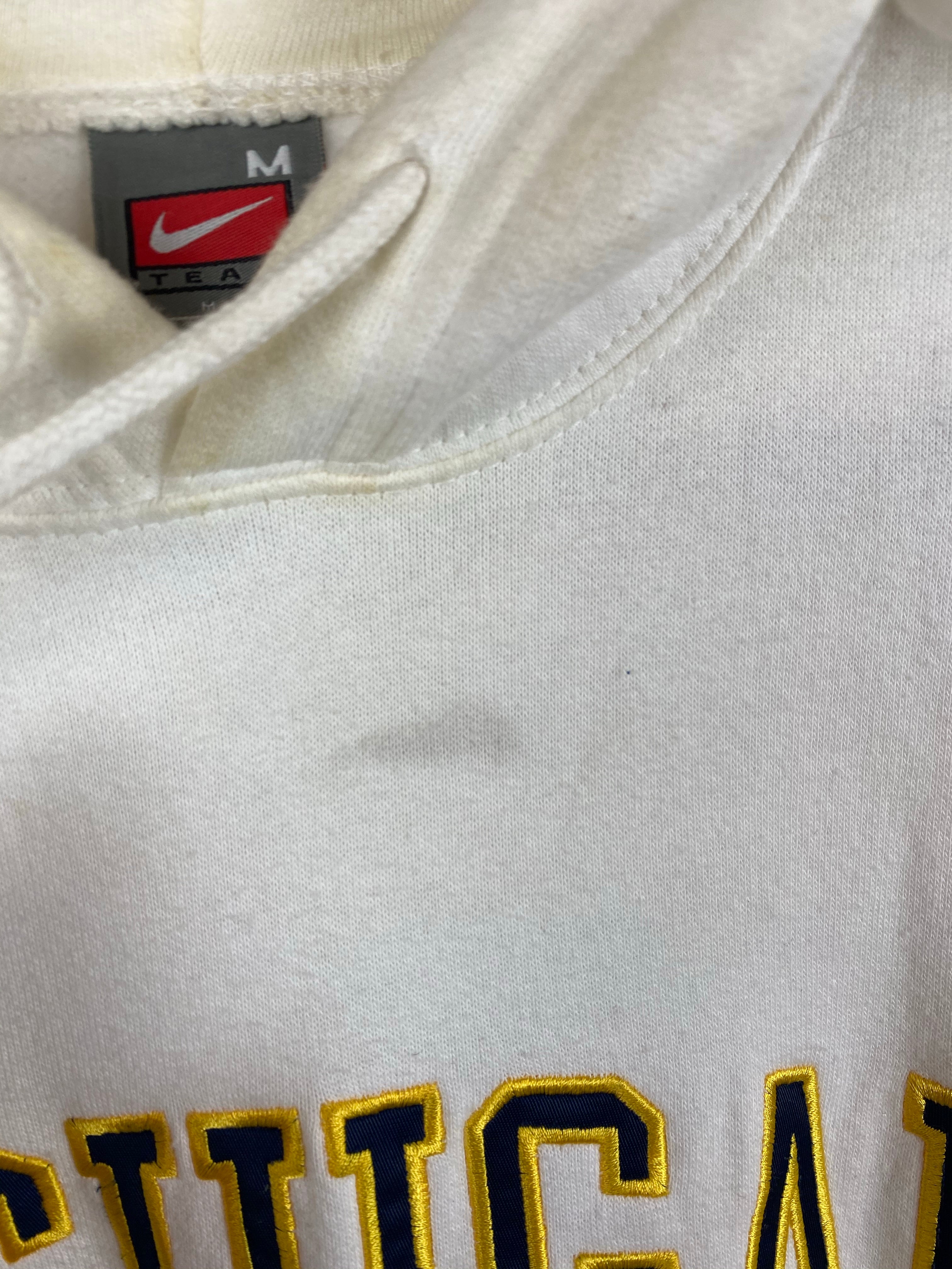 Vintage Michigan Nike white hoodie
