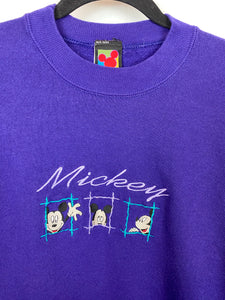 90s embroidered Mickey crewneck - XS/S