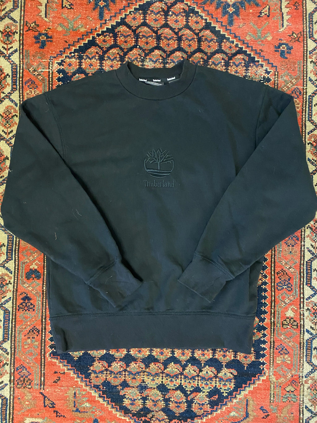 Vintage Embroidered Timberland Crewneck - M