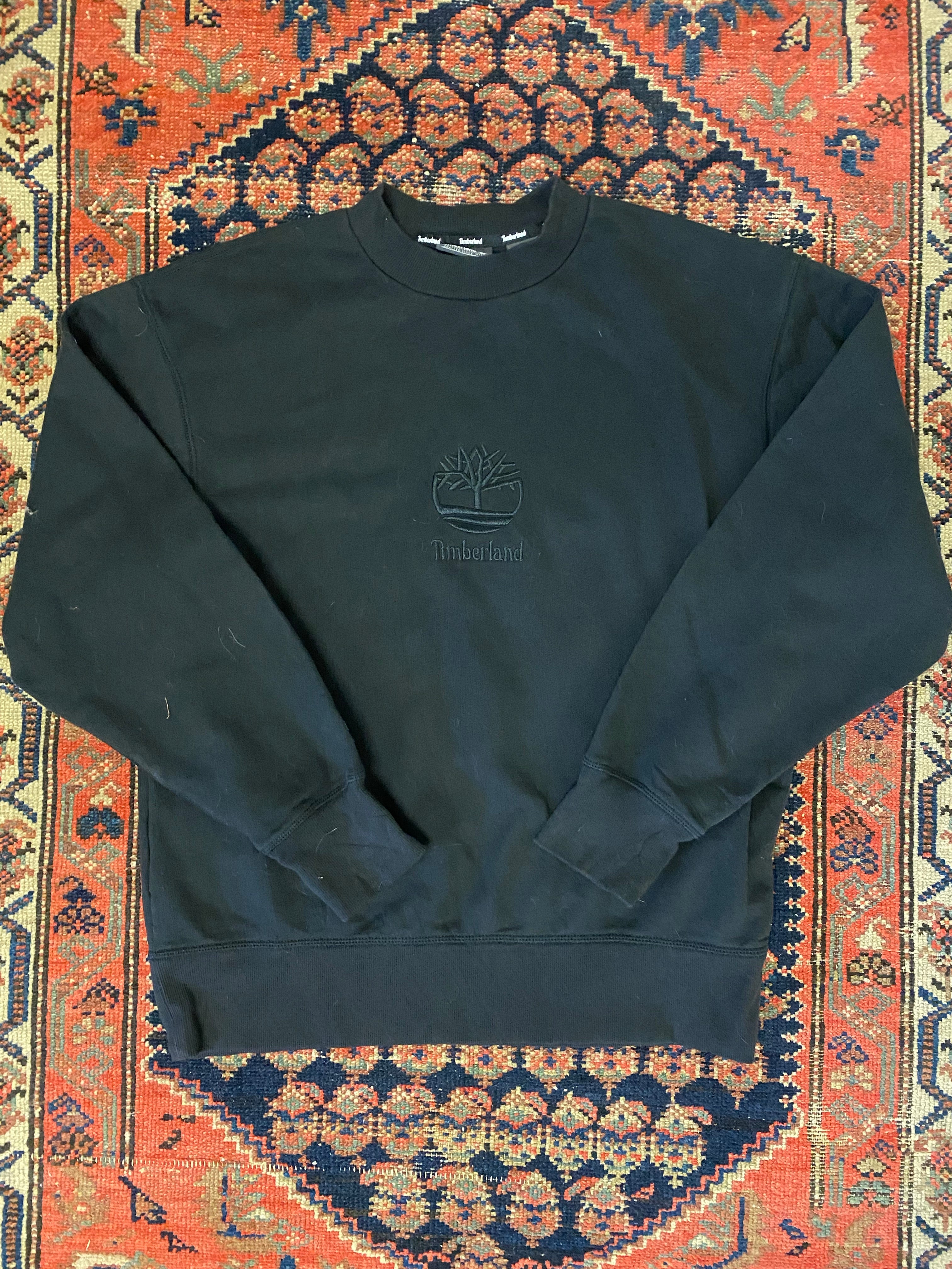 Vintage Embroidered Timberland Crewneck - M