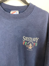 Load image into Gallery viewer, 90s tonal striped Siesta Key crewneck