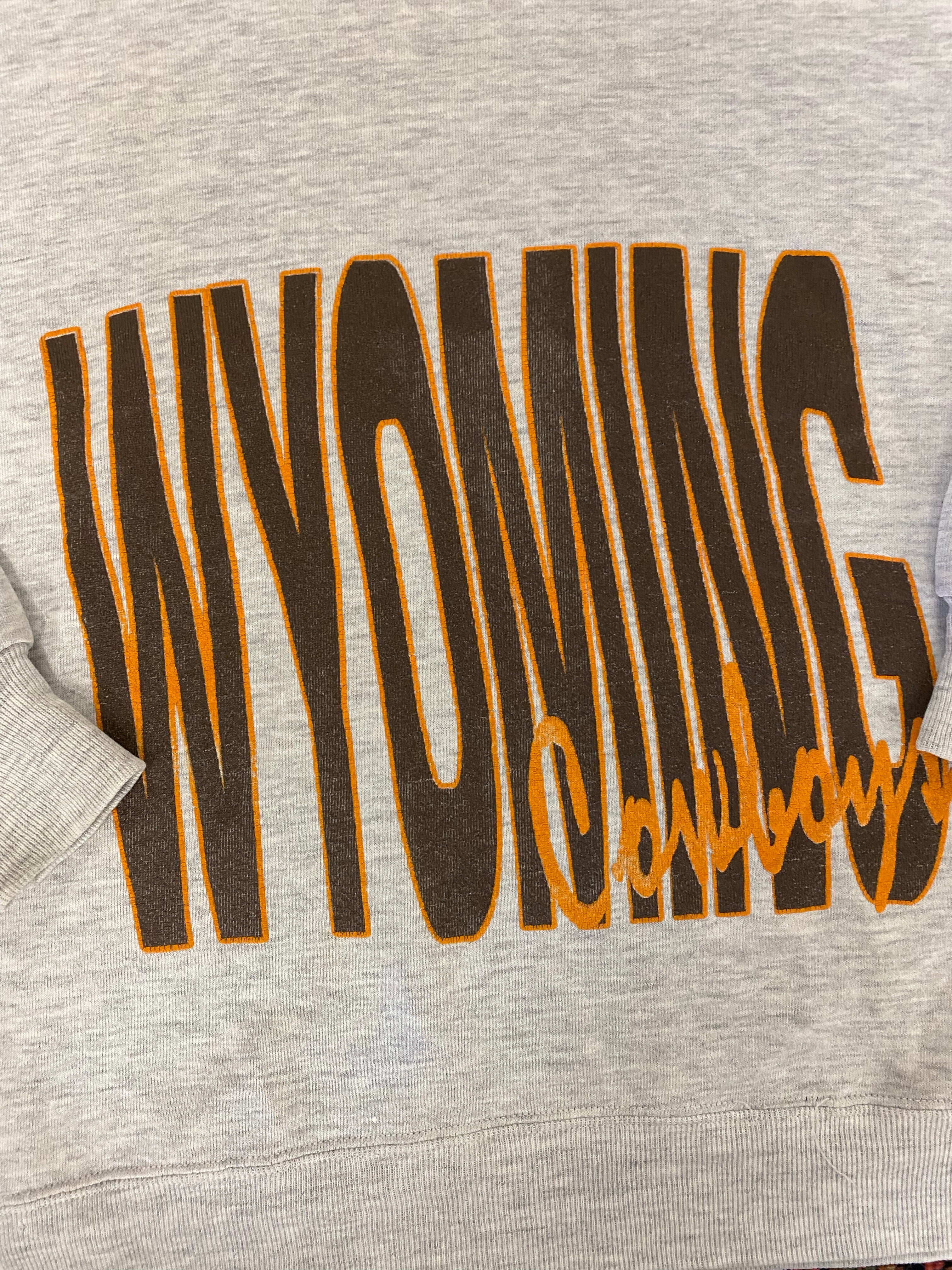 Vintage Wyoming Cowboys Crewneck - M