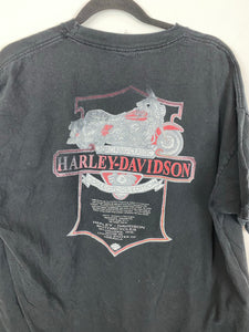 Faded front and back Harley Davison t shirt