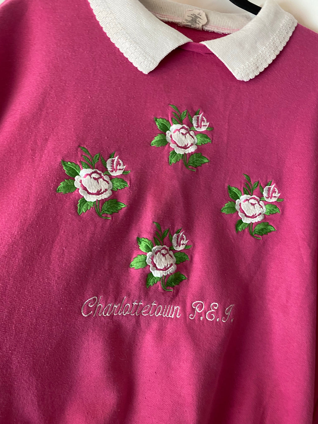Vintage Embroidered Charlottetown Crewneck -   S