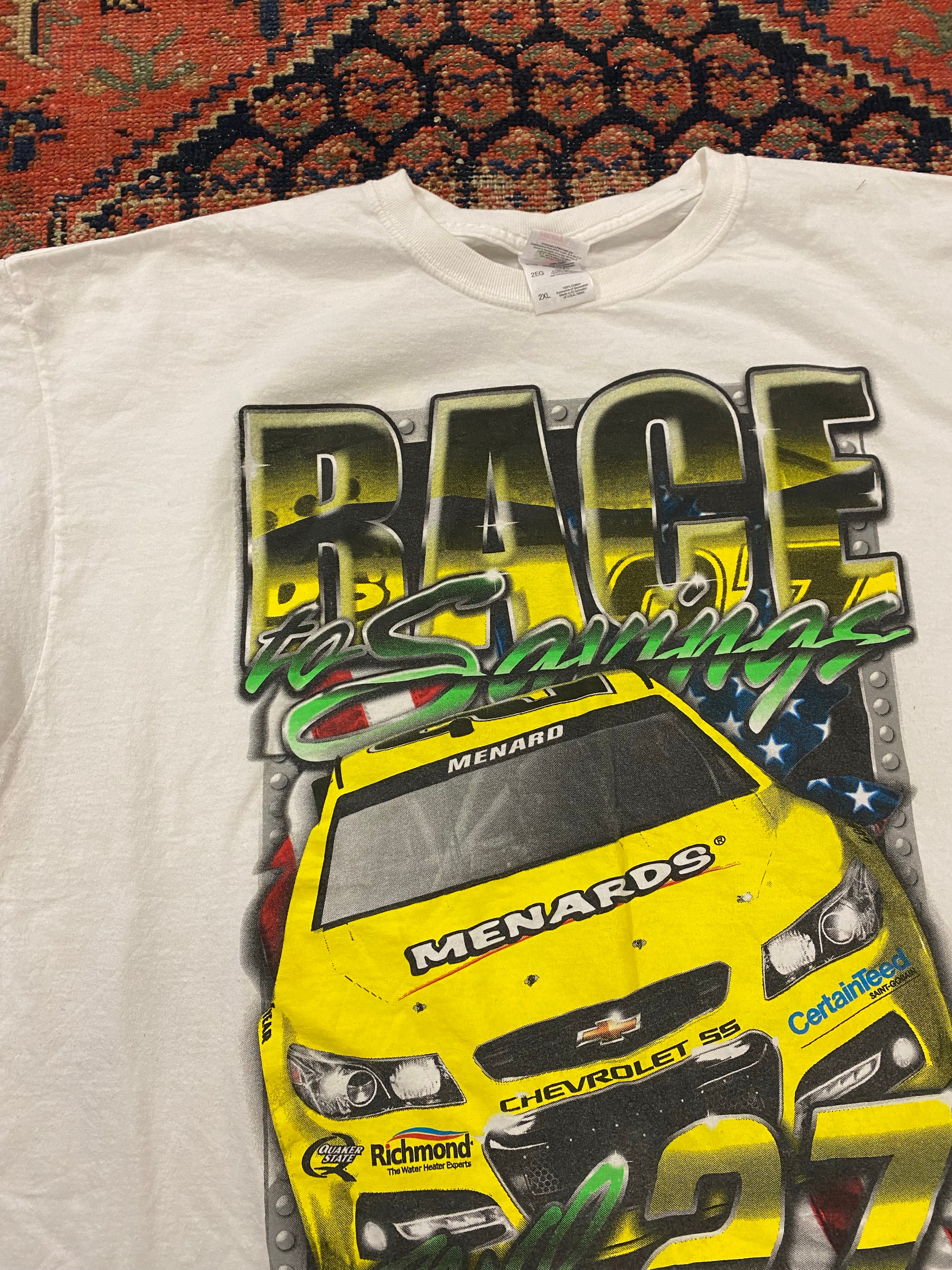 Vintage Racing T Shirt - L