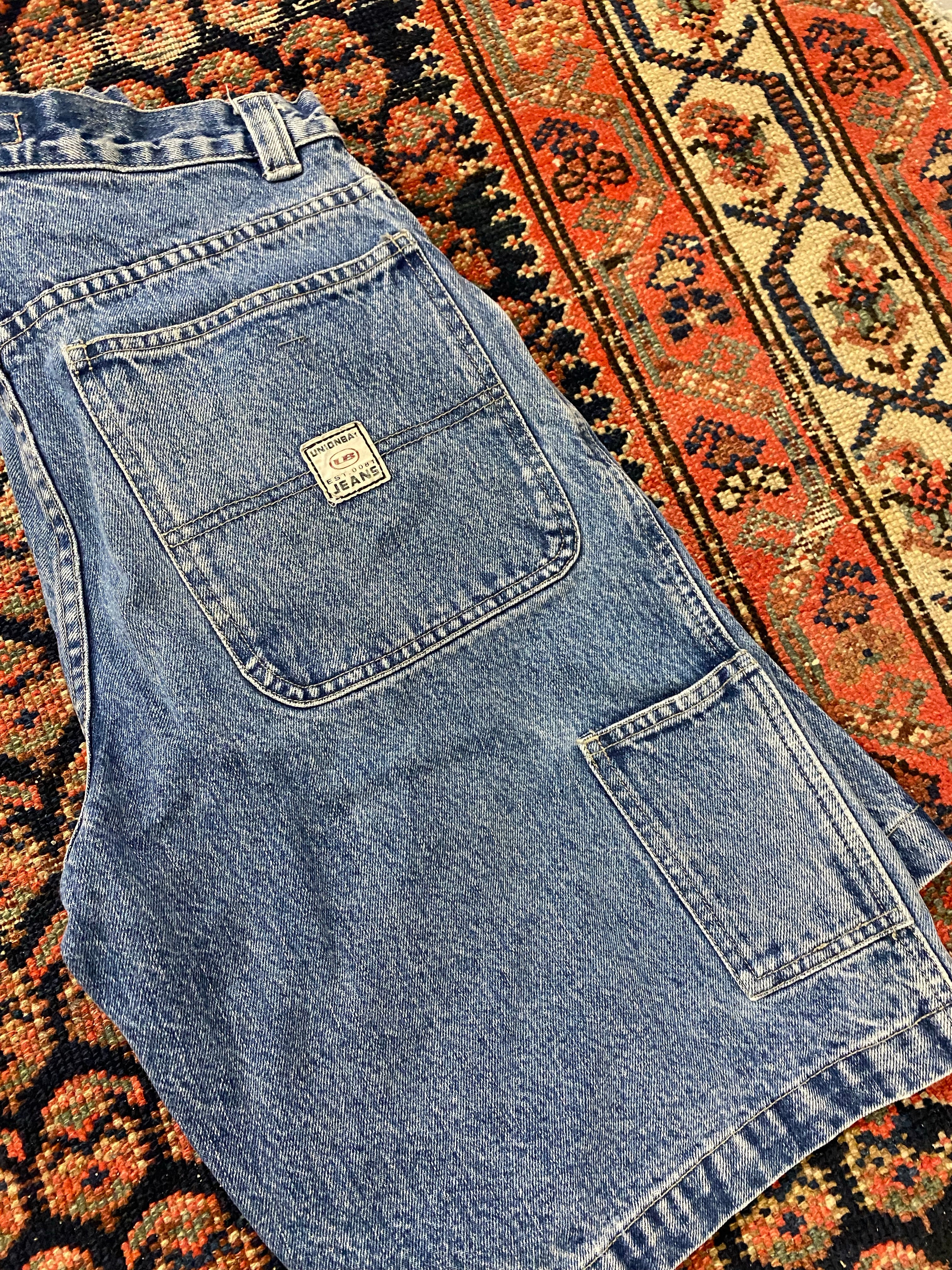 Vintage High Waisted Carpenter Shorts - 28IN/W