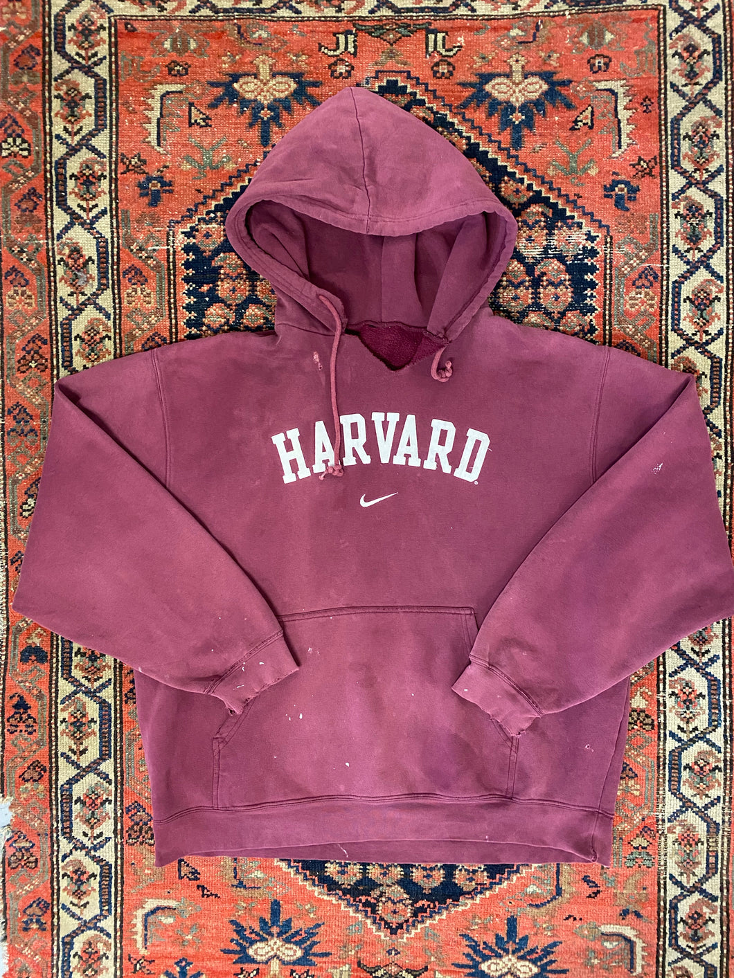 Vintage Harvard Nike Hoodie - L/XL