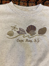 Load image into Gallery viewer, Vintage Embroidered Cape May Shell Crewneck - S