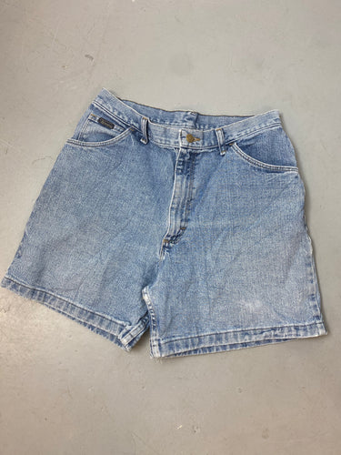 Vintage High Waisted Hemmed Wrangler Shorts - 30in