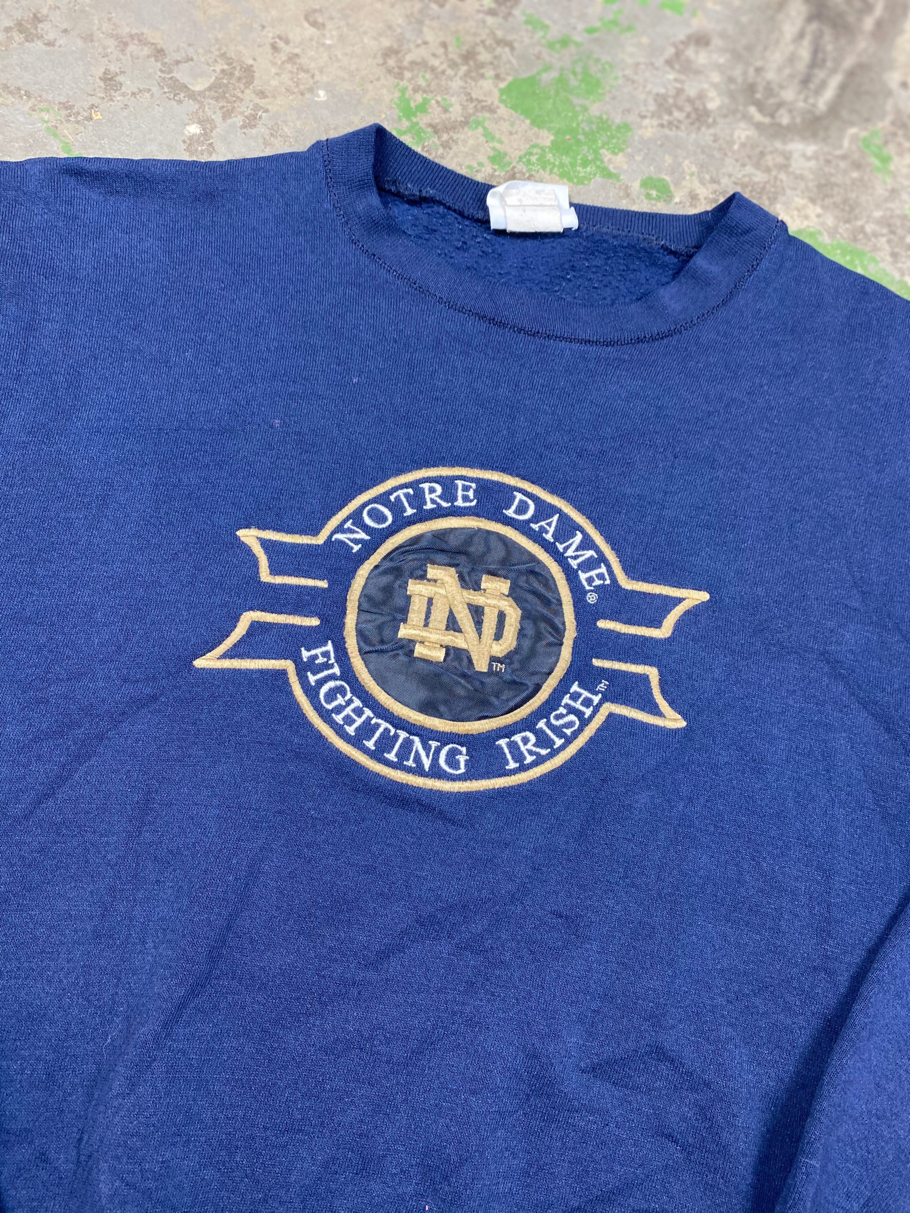 Embroidered Notre Dame crewneck