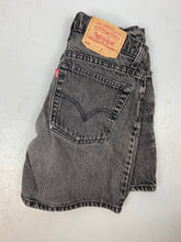 Load image into Gallery viewer, 90s high waisted Levi’s denim shorts - 28in