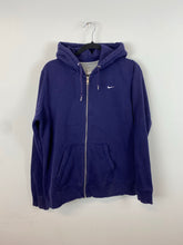 Load image into Gallery viewer, Purple Full zip Nike hoodie - S