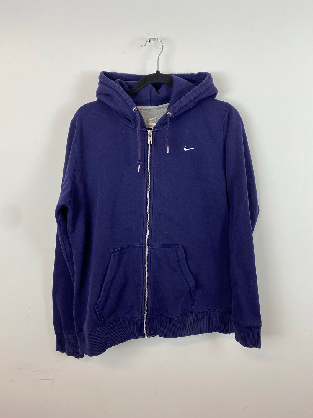 Purple Full zip Nike hoodie - S