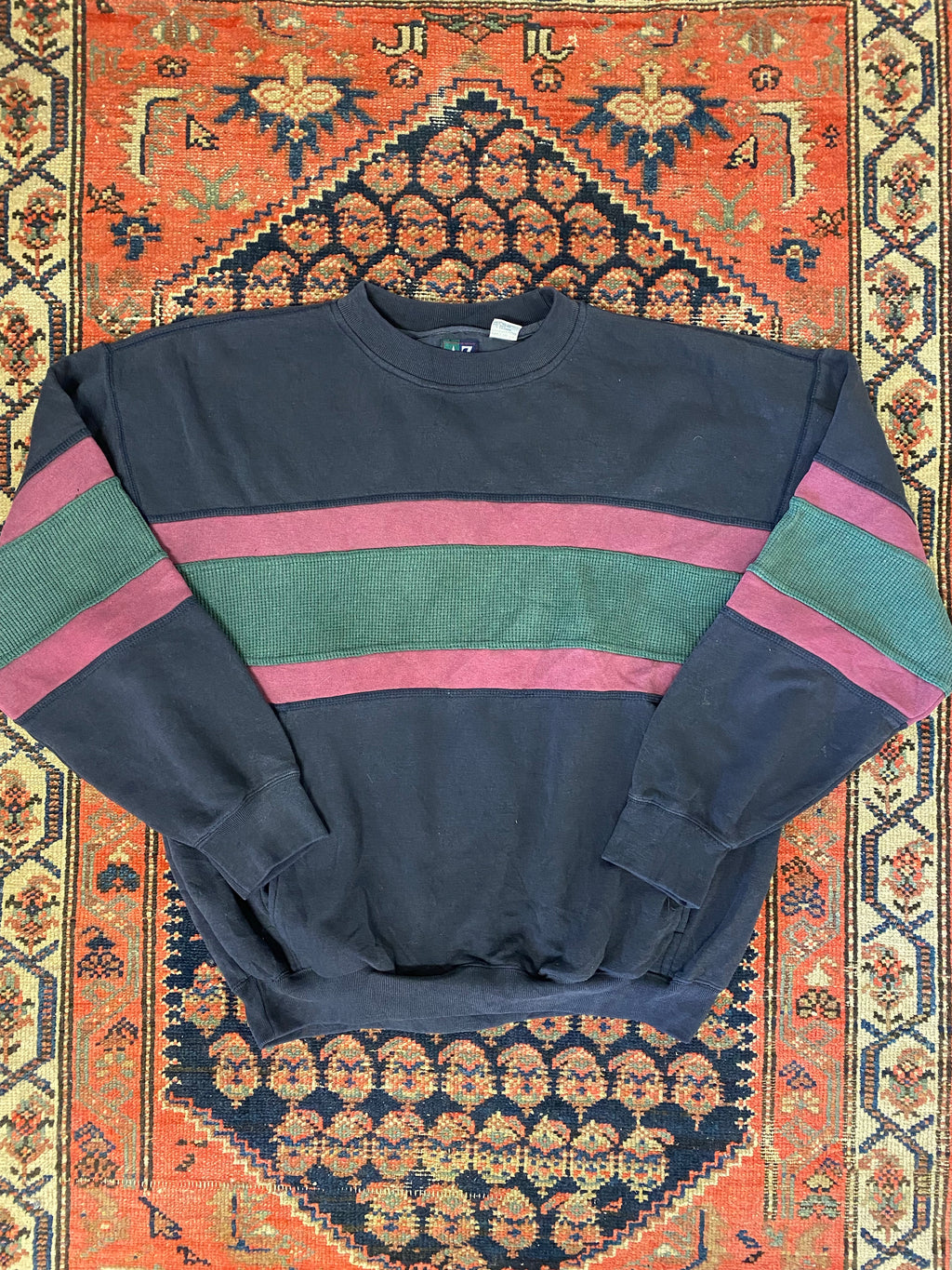 Vintage Striped Crewneck - M