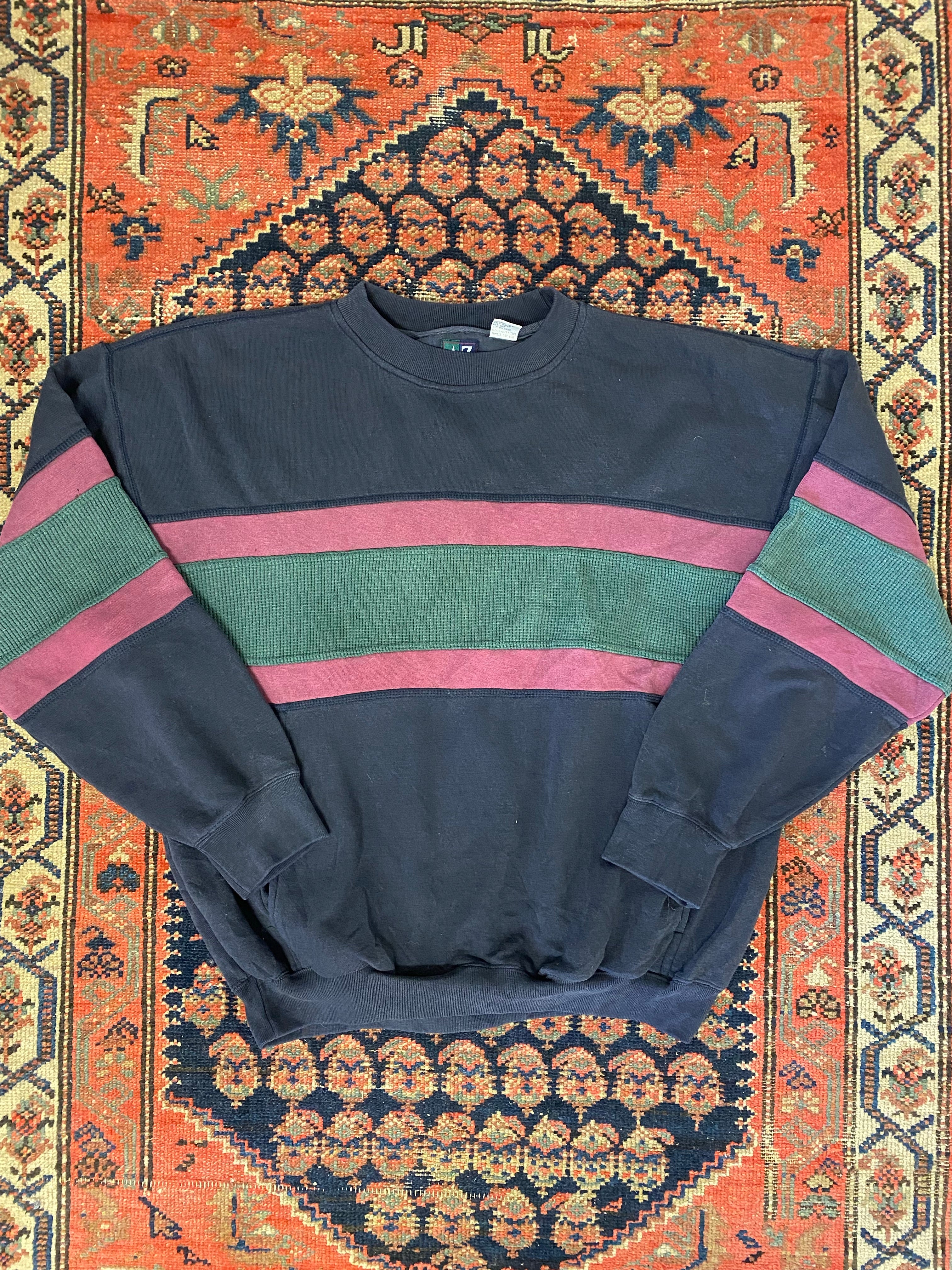 Vintage Striped Crewneck - M