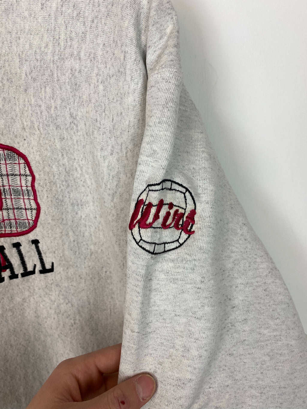 Vintage Heavy Weight Embroidered NP crewneck - L