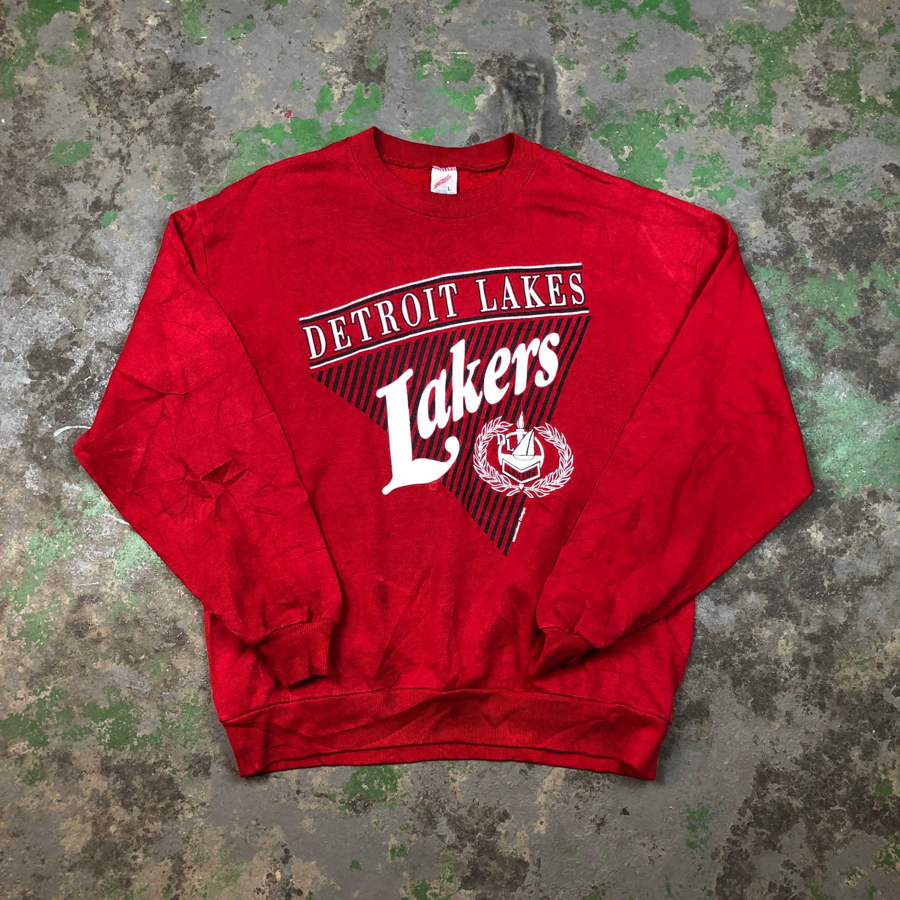 Vintage Detroit Lakes Lakers Crewneck - L