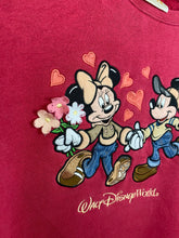 Load image into Gallery viewer, 90s embroidered Mickey and Minnie crewneck