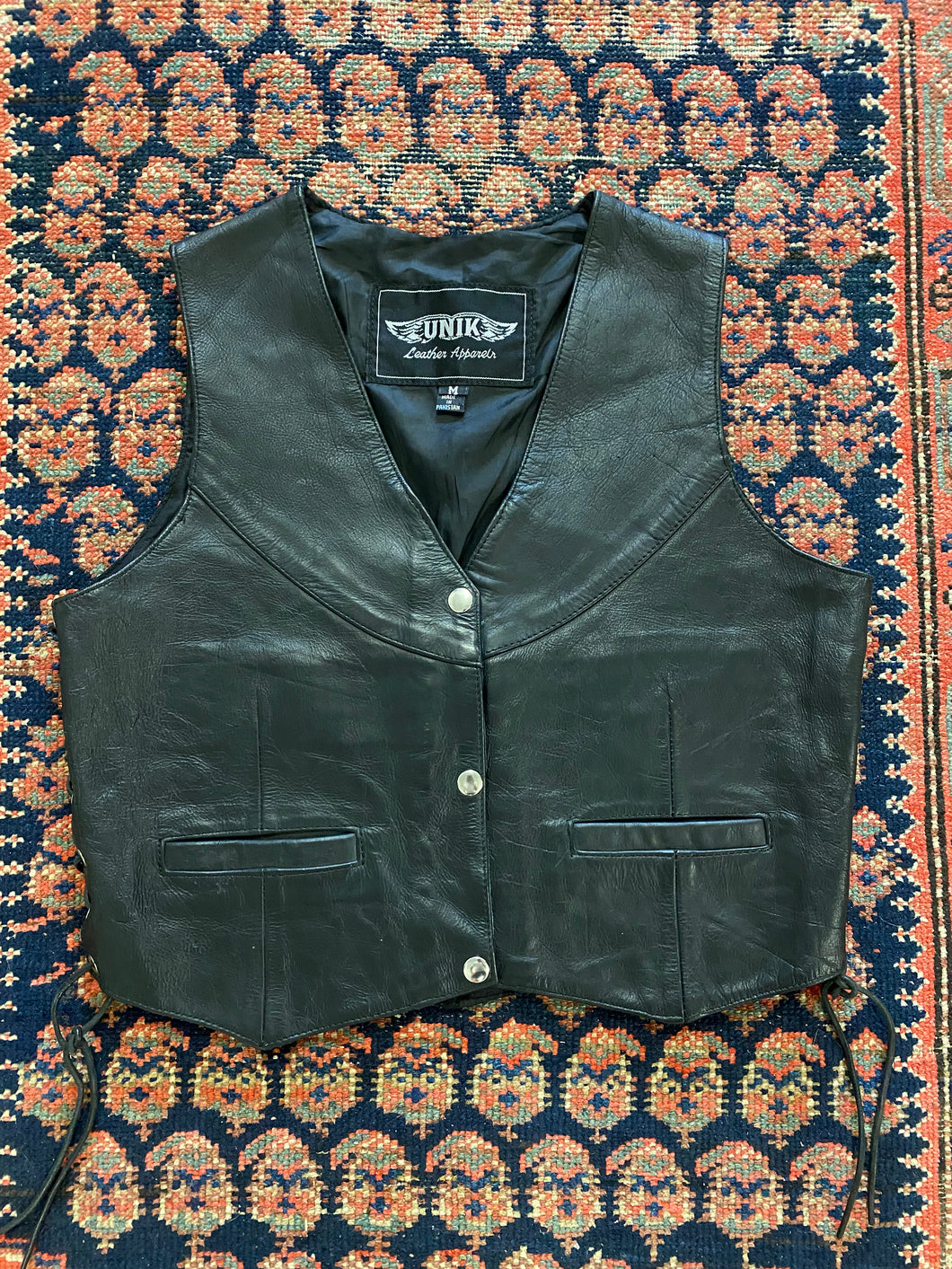 Vintage Leather vest - WMNS/M