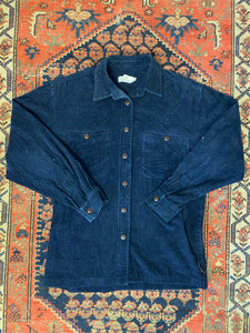 90s Corduroy Button Up Shirt - M