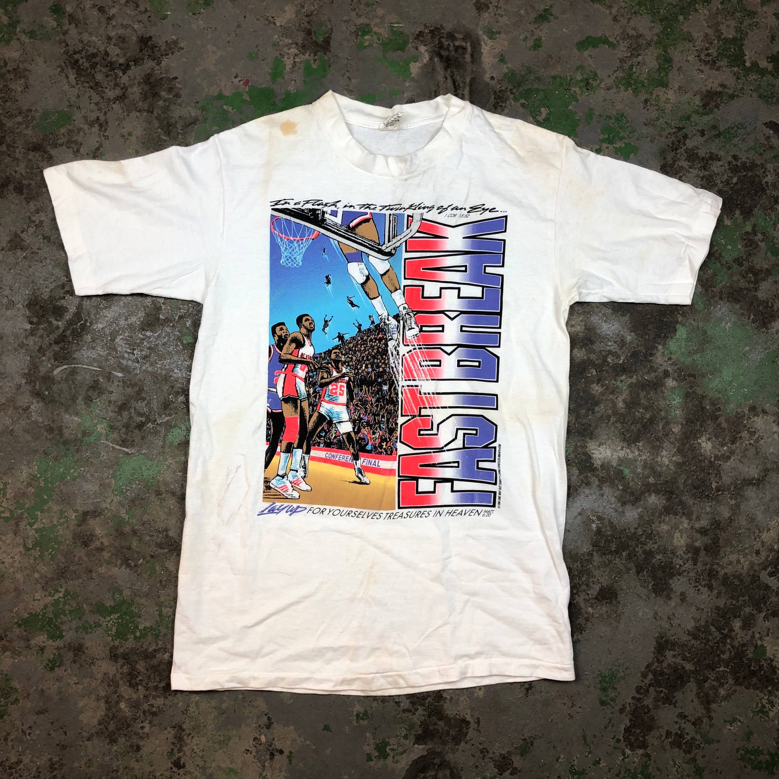 90s basketball t shirt