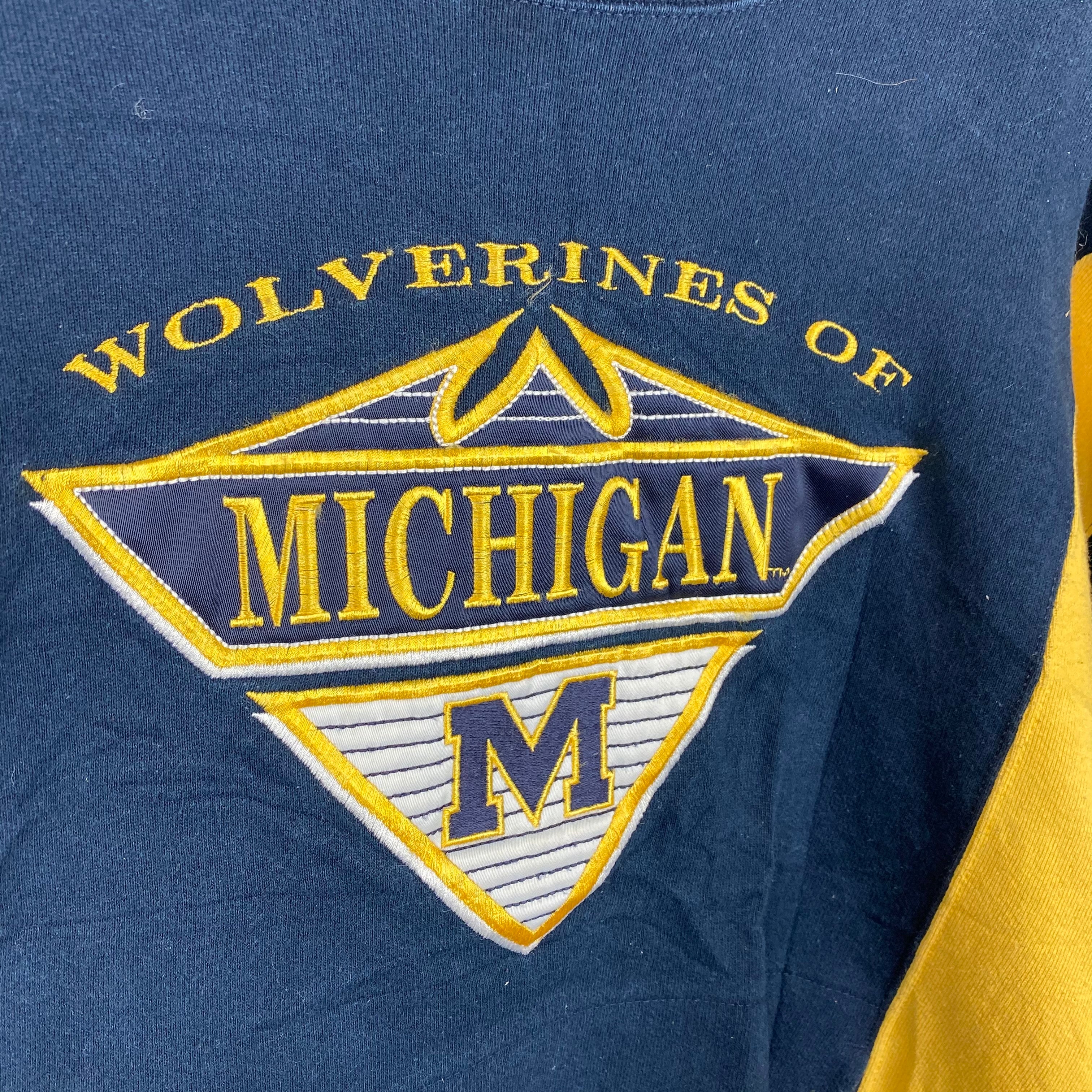 Embroidered Michigan crewneck