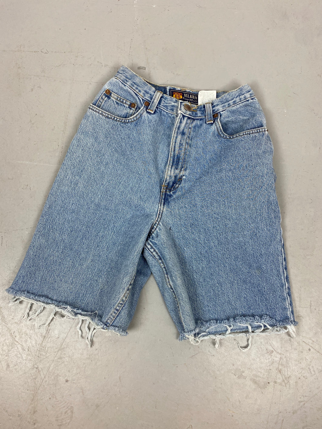 90s high waisted limited denim shorts - 27in
