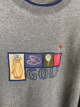 Load image into Gallery viewer, Vintage embroidered Golf crewneck - XL
