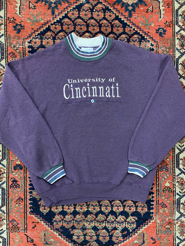 Vintage University Of Cincinnati Crewneck - L