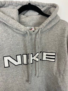 90s embroidered Nike hoodie - L