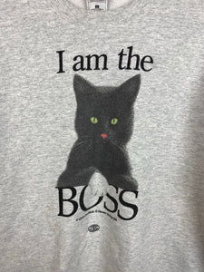 1995 I am the boss cat crewneck