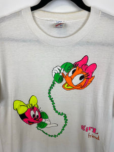80s Hand Painted Minnie T Shirt - S/M