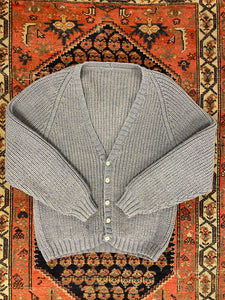 Vintage Heavy Knit Cardigan - L/XL