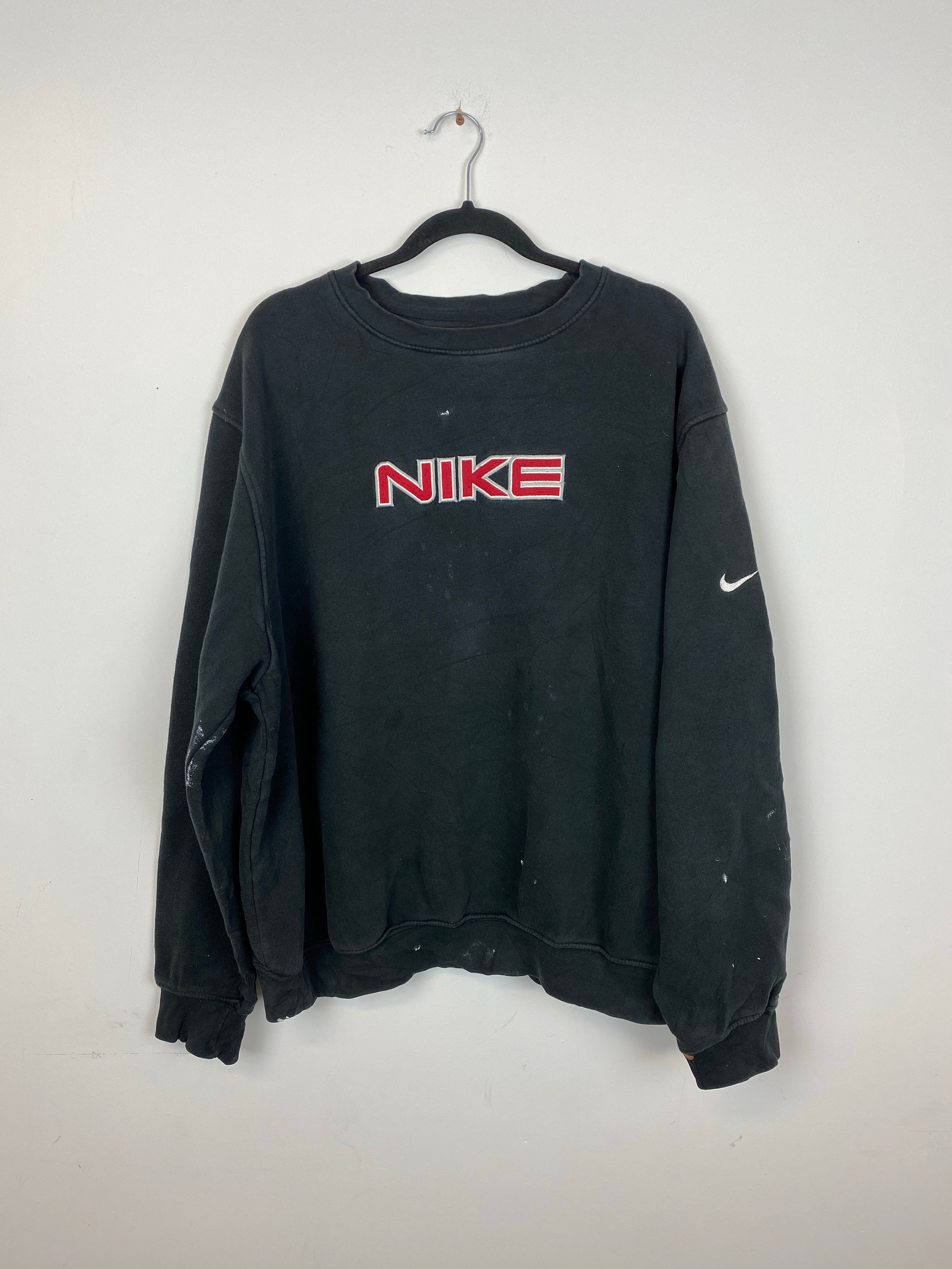 Paint marked Nike crewneck