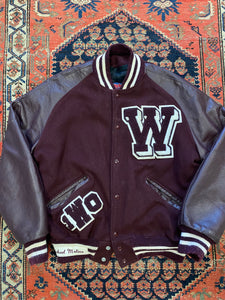 Vintage Wrestling varsity jacket - L