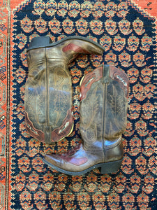 Vintage leather cowboy boots - WMNS/7