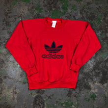 Load image into Gallery viewer, 90s embroidered adidas Crewneck