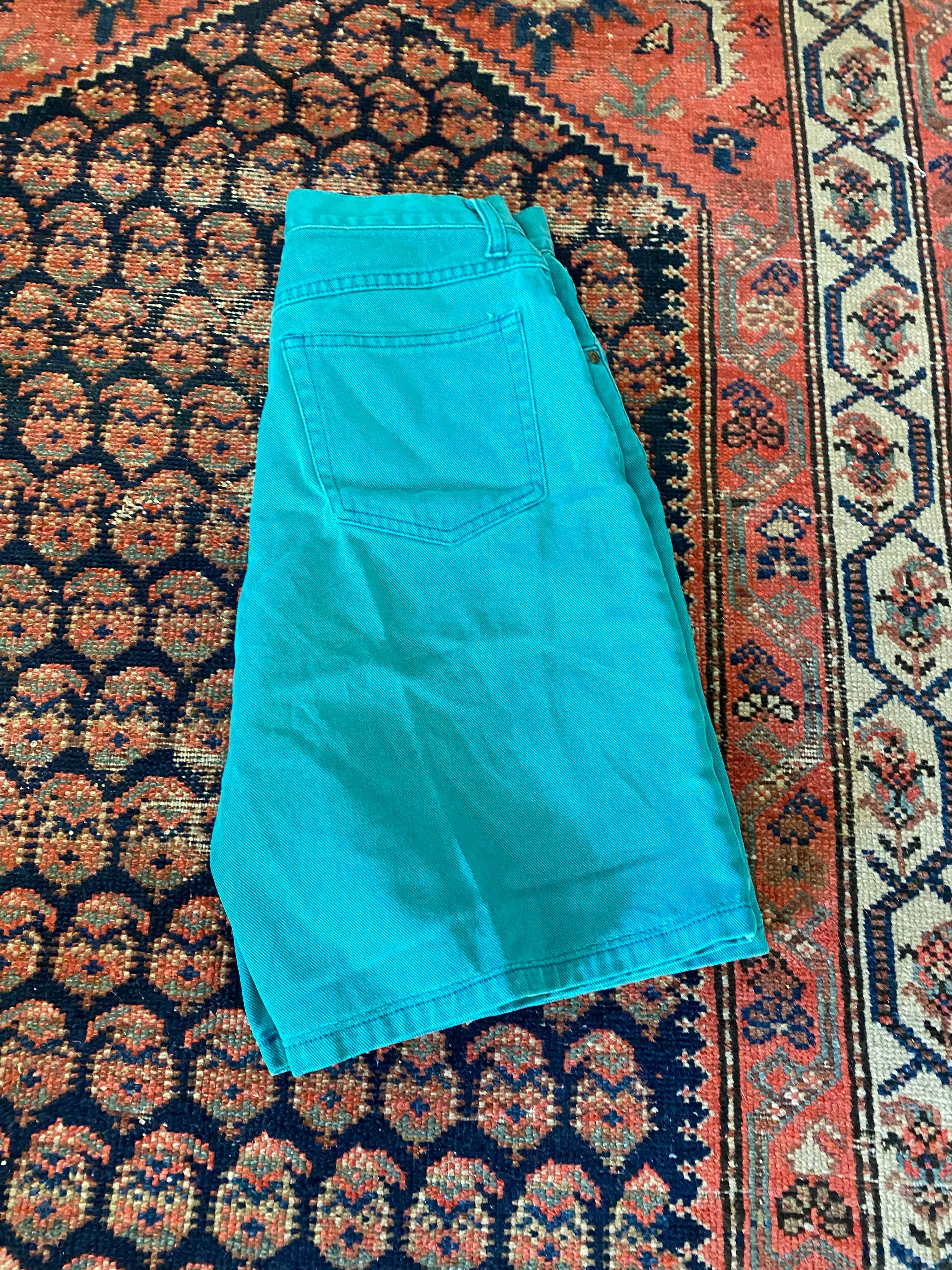 90s High Waisted Eddie Bauer Denim Shorts - 27in