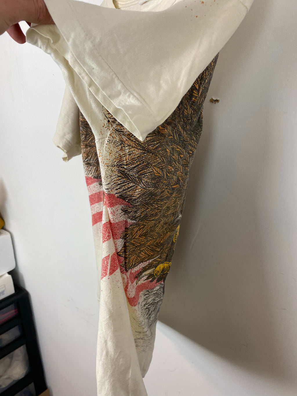 90s Front and Back Eagle T Shirt - XS