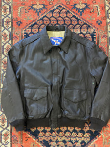 s Leather Airborne Jacket   M