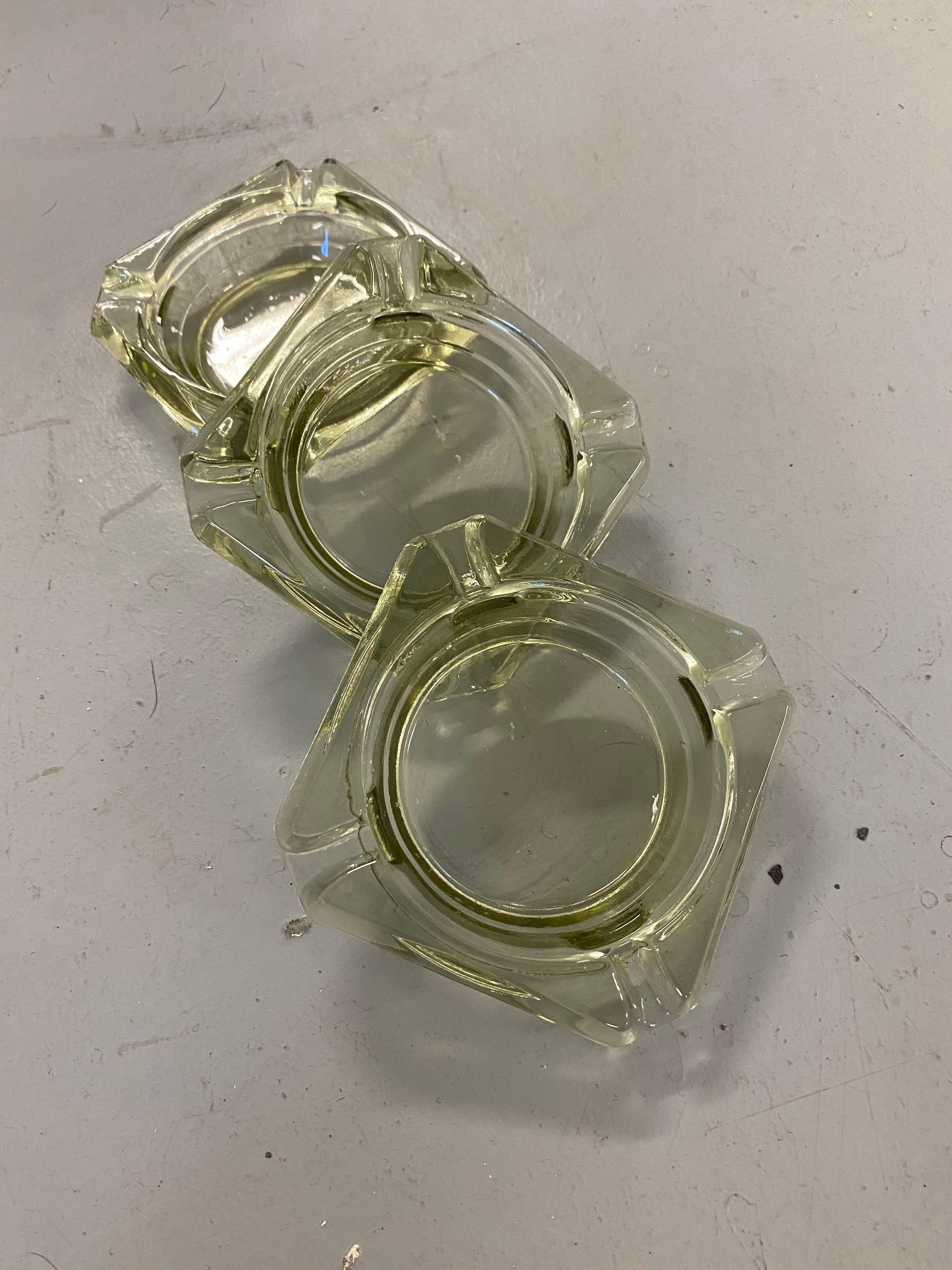 Vintage tinted ashtray