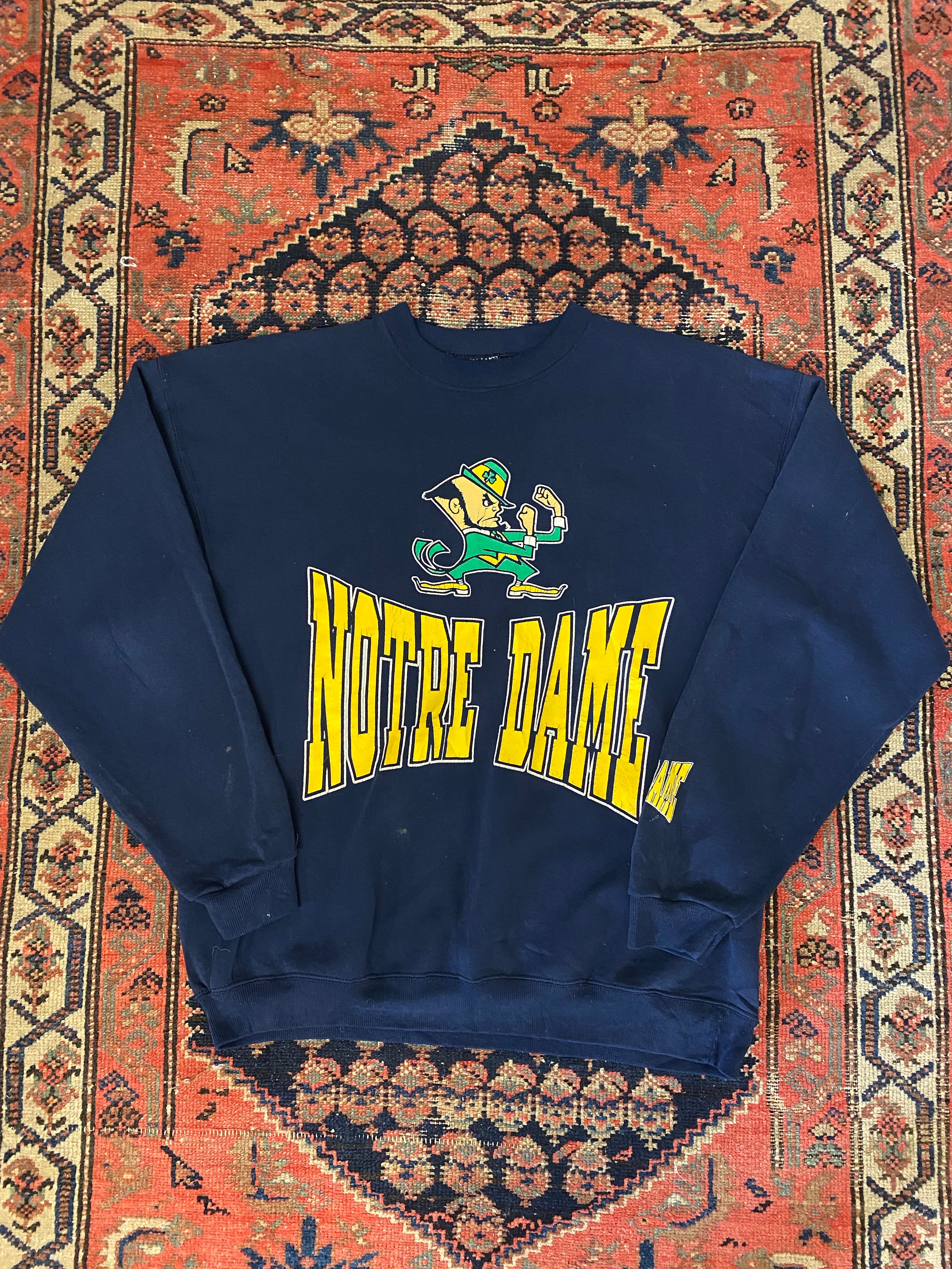 90s Notre Dame Crewneck - M