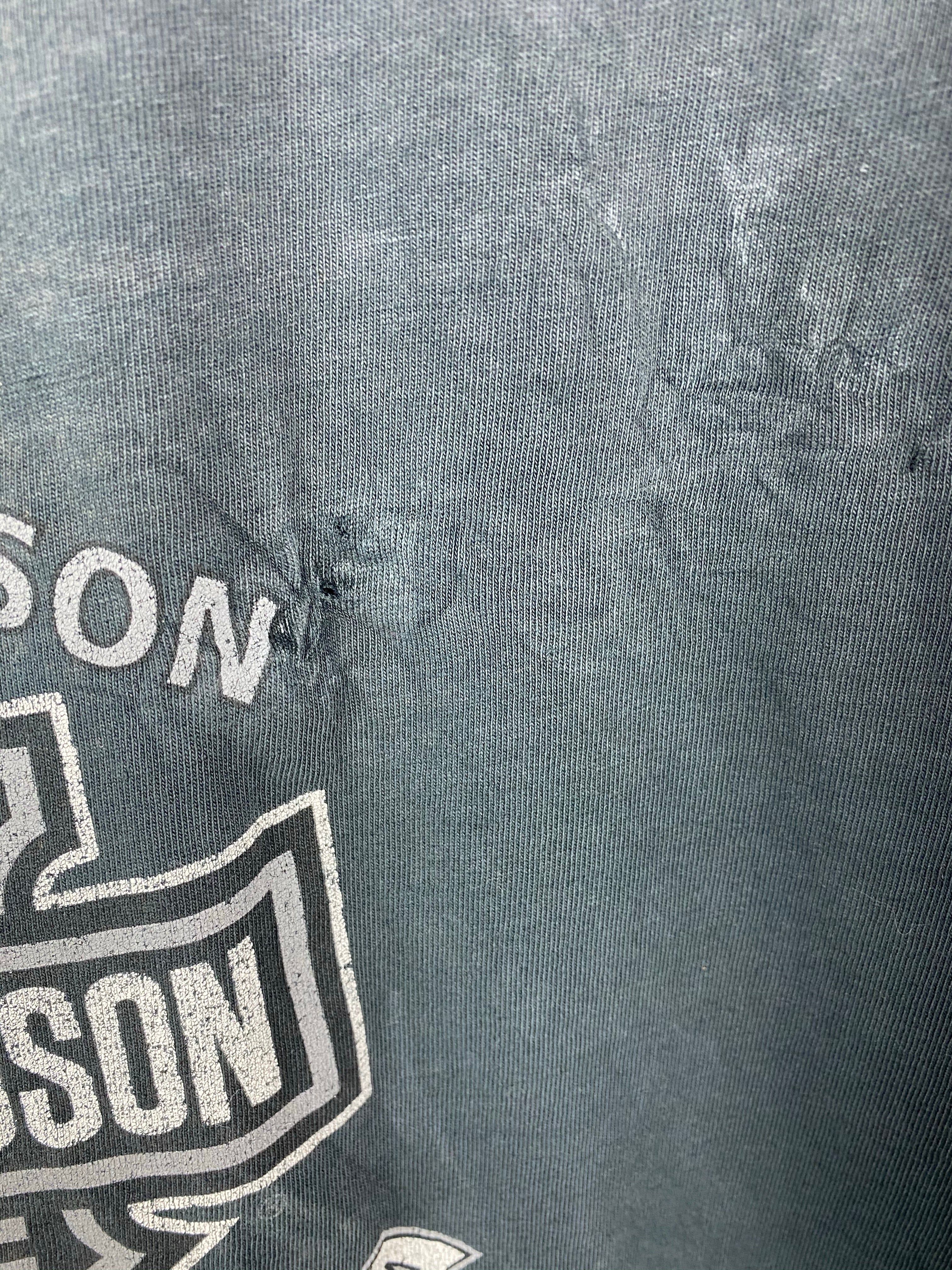 Faded front and back Harley Davidson t shirt