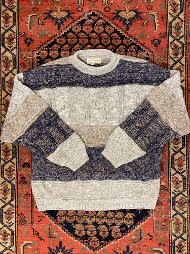 Vintage Knitted Sweater - XL