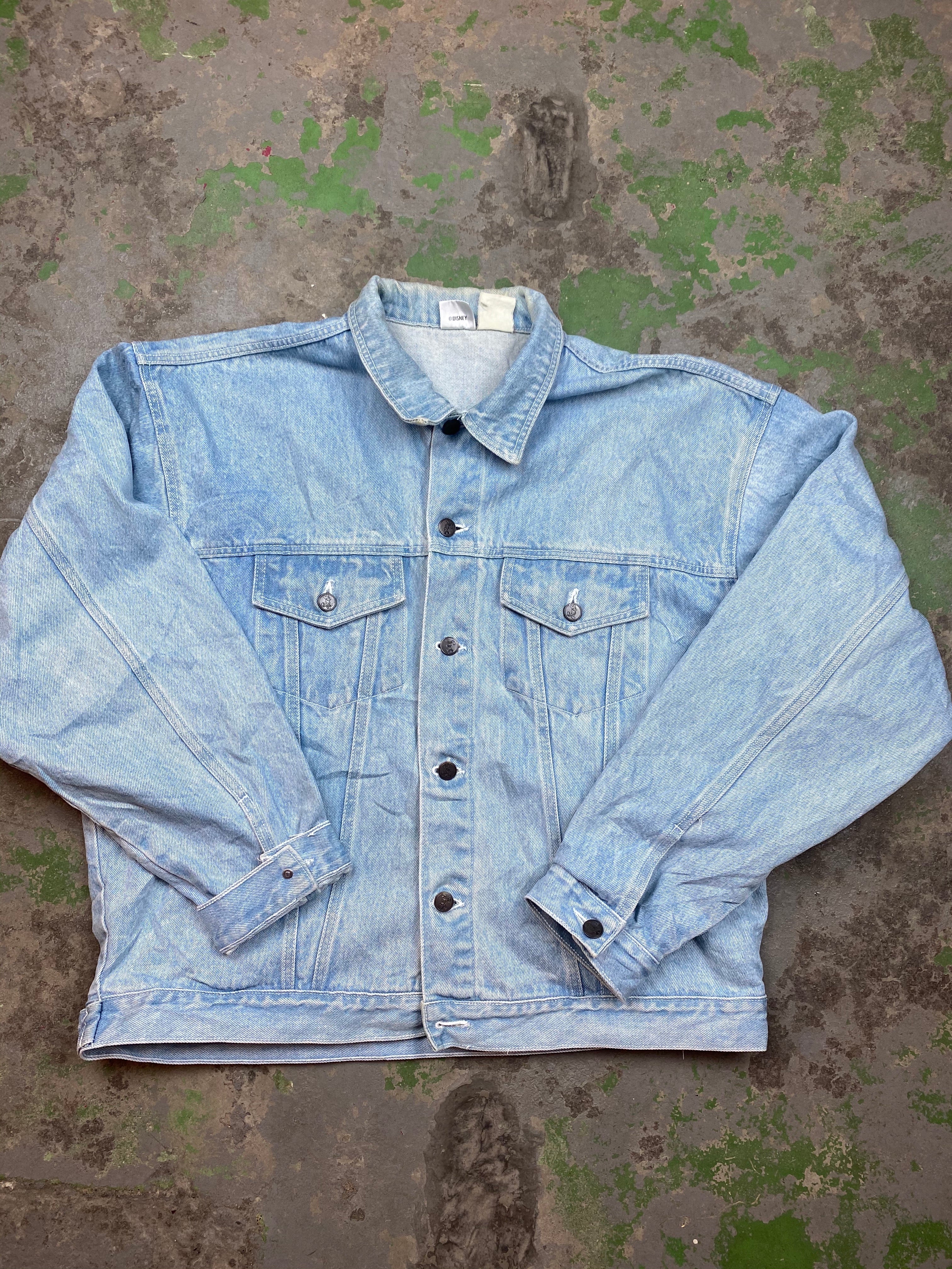 Embroidered Disney denim jacket