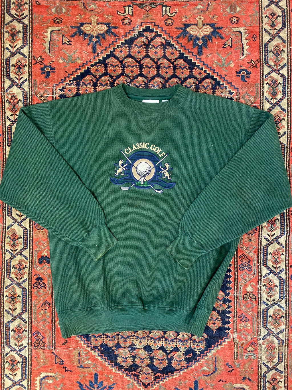 Vintage Embroidered Golf Crewneck - L