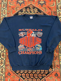 VINTAGE BUFFALO BILLS CREWNECK - LARGE